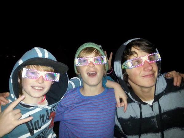 3D Fireworks Glasses - Original Laser Viewers