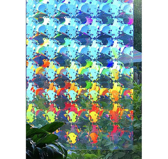 Decorative Window Film | Holographic Film - 24" X 36" Panel - Ambrosia Pattern