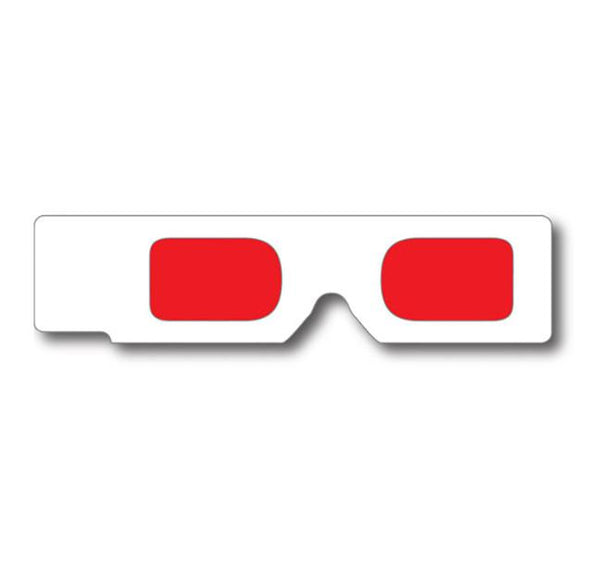 red decoder hand held glasses
