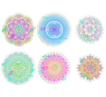 Mandala Suncatchers | Rainbow Decals