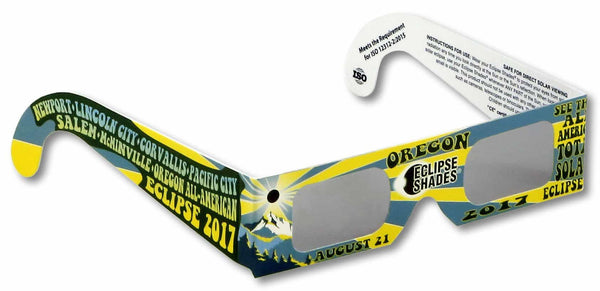 Eclipse Shades - Oregon 2017 + Commemorative Poster - 5 Pack