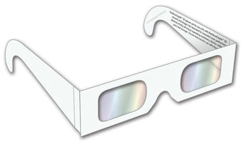 rainbowdepth glasses - white