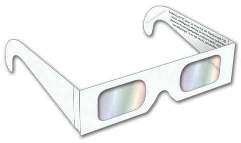 rainbowdepth glasses - white