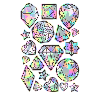 Suncatcher - The Gem Series | Rainbow Decals