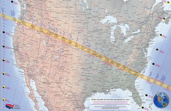 Eclipse Glasses - Sea to Shining Sea Commemorative Glasses & Poster