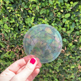Sacred Geometry Suncatcher Set | Rainbow Decals