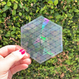 Sacred Geometry Suncatcher Set | Rainbow Decals